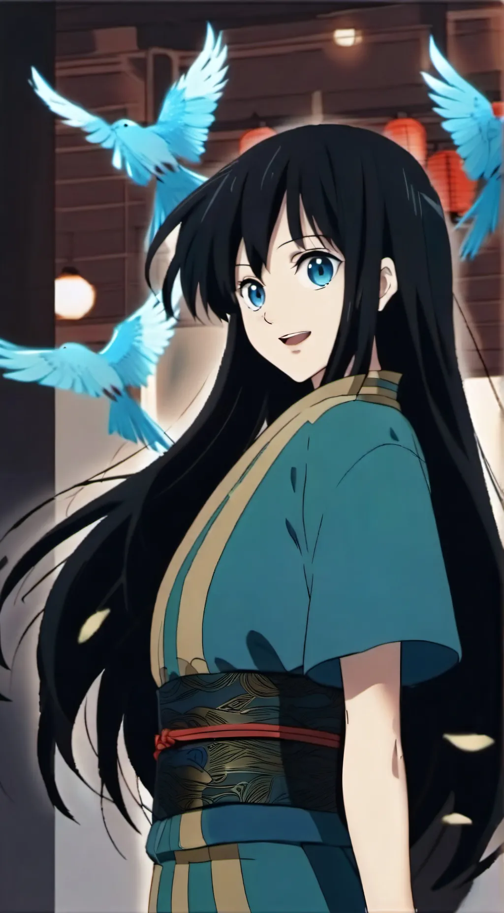 ai character: Muichiro's Sister background