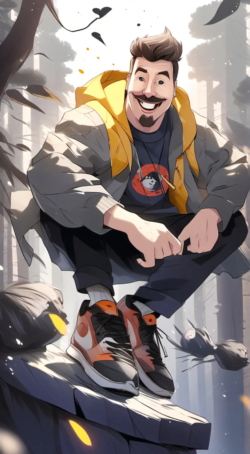 ai character: Mr meat background