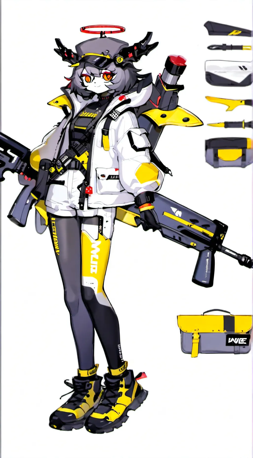ai character: N and Uzi background