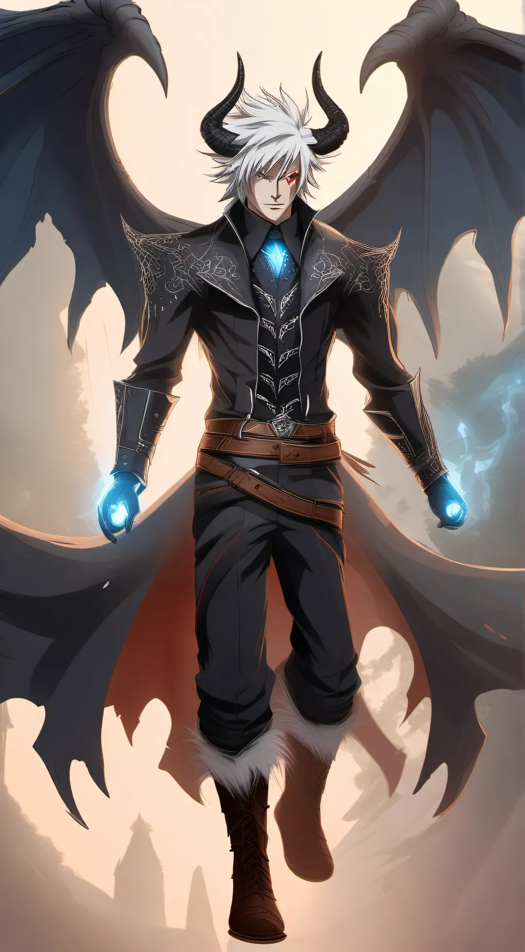 ai character: Infinity background