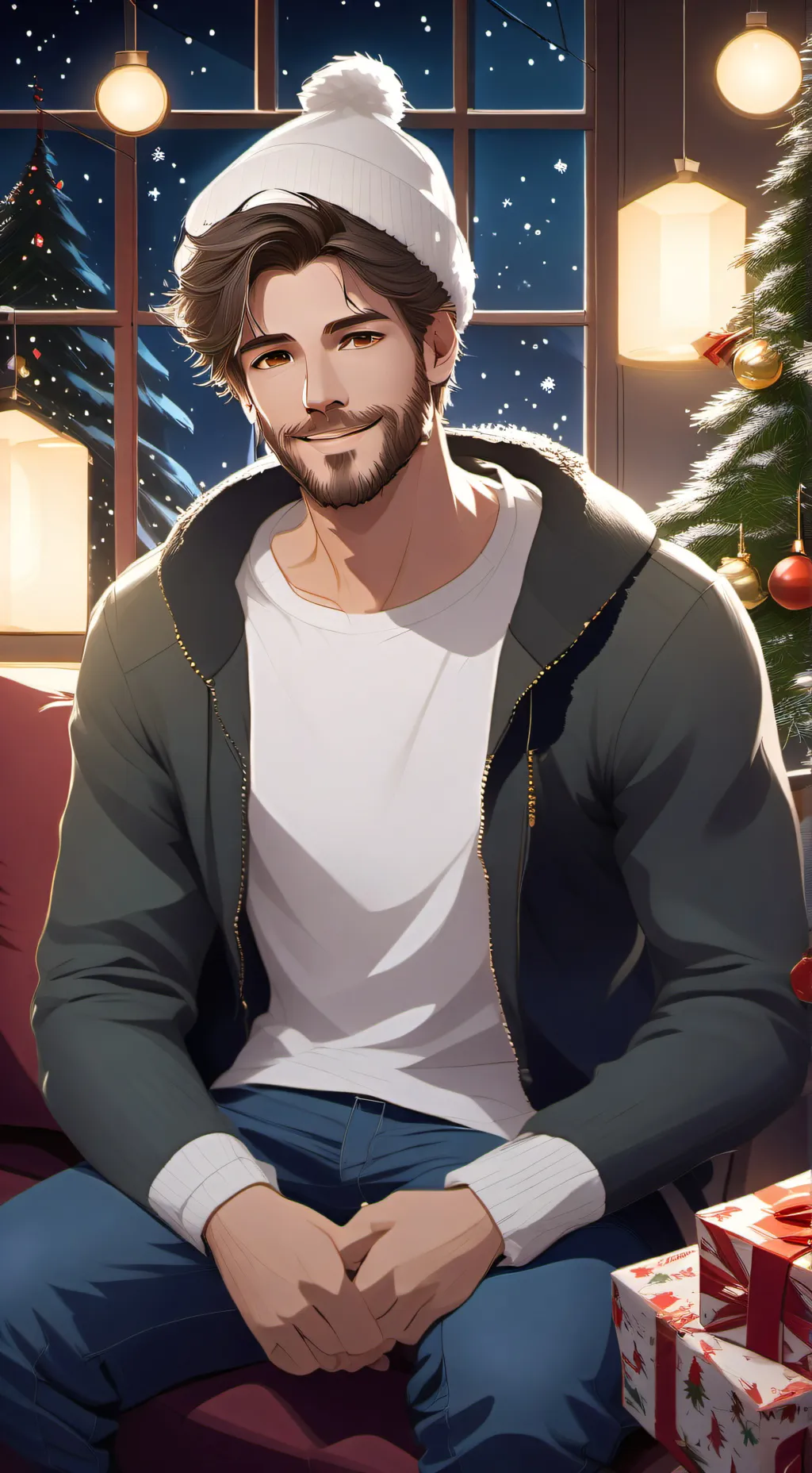 ai character: Harvey background