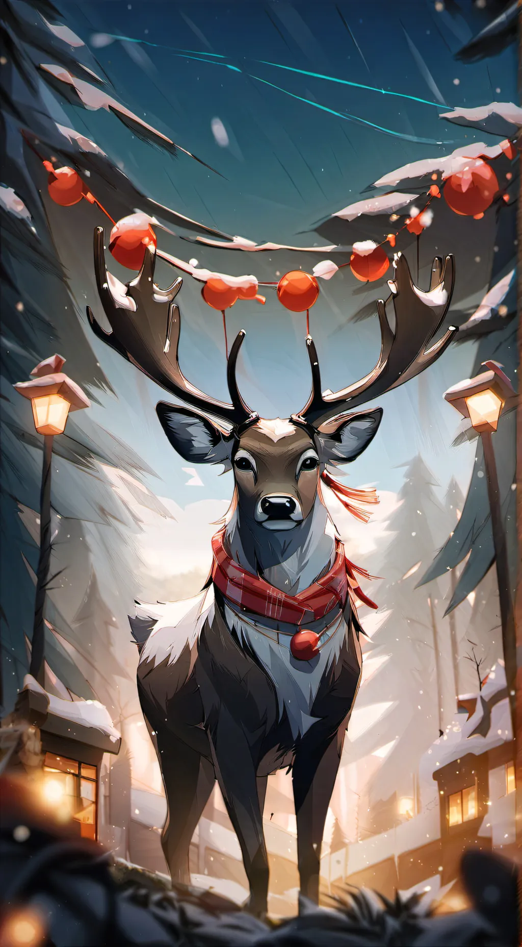 ai character: ￼ Rudolph  background