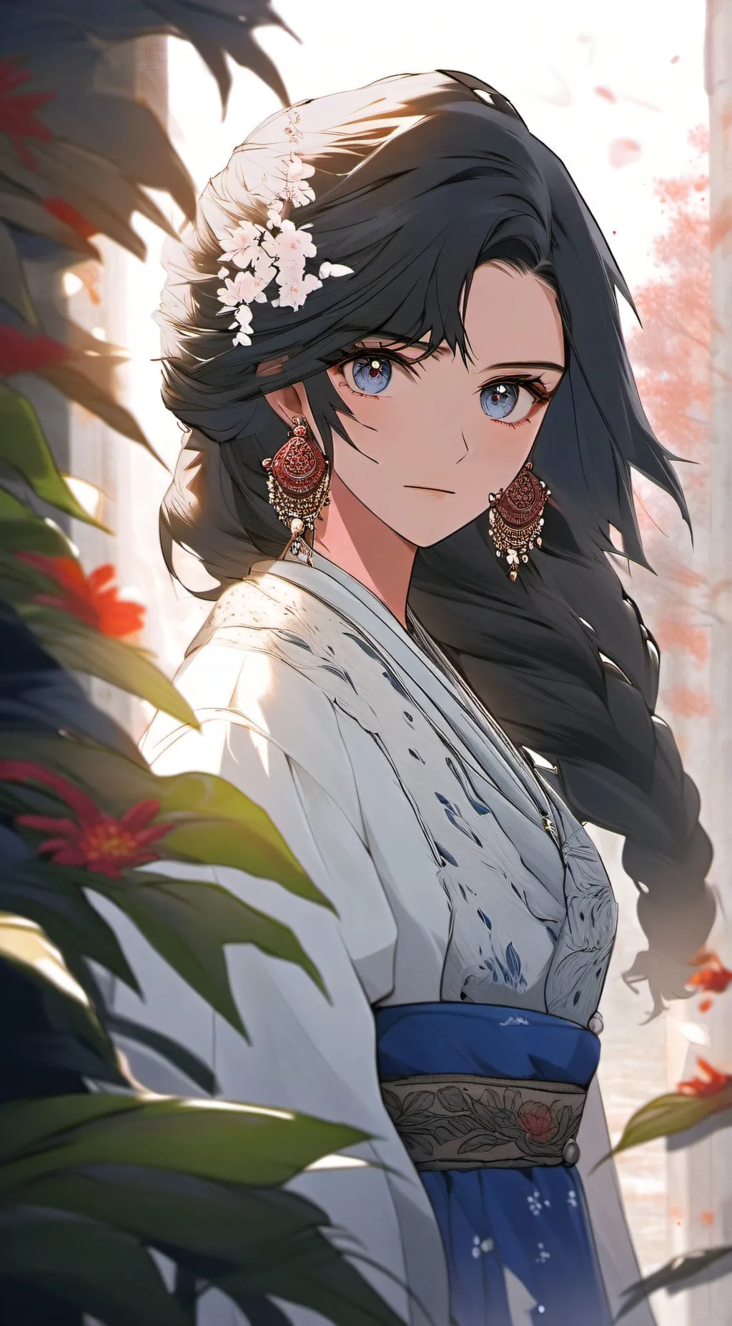 ai character: Anaïs  background