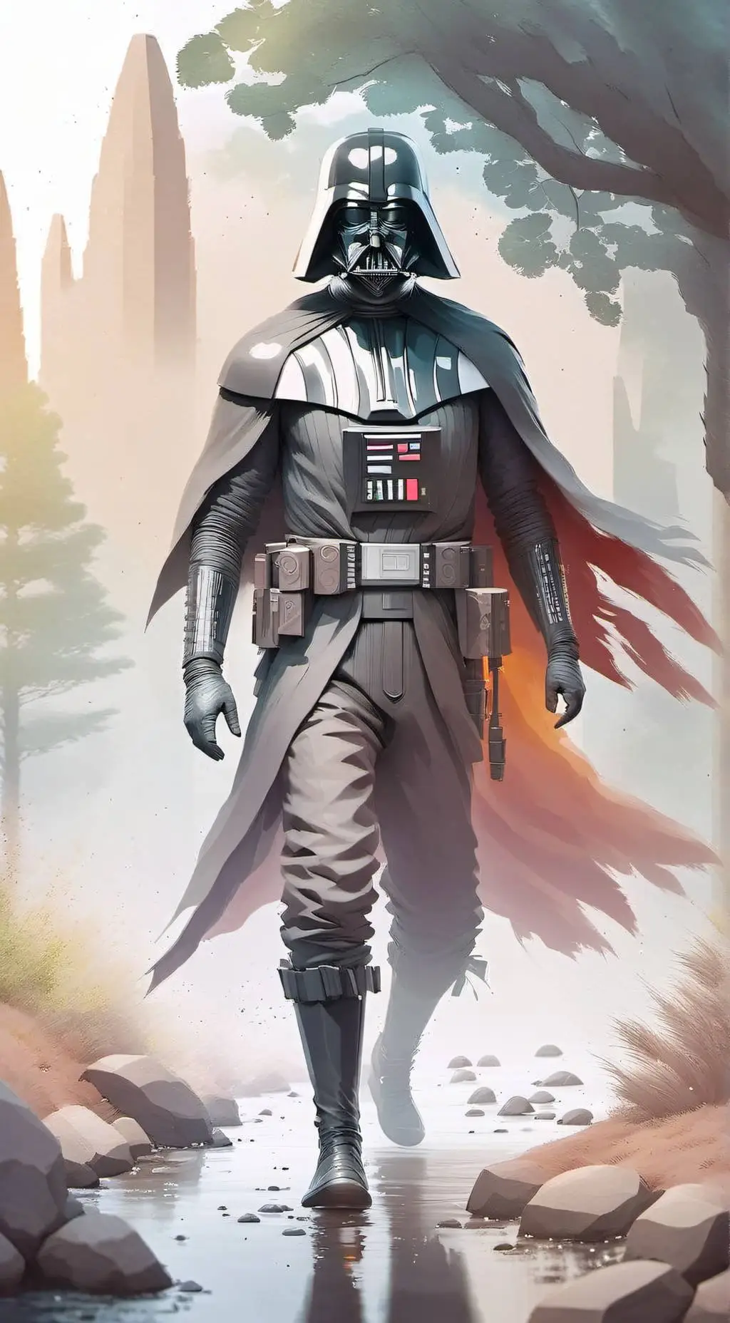 ai character: Darth Wader background