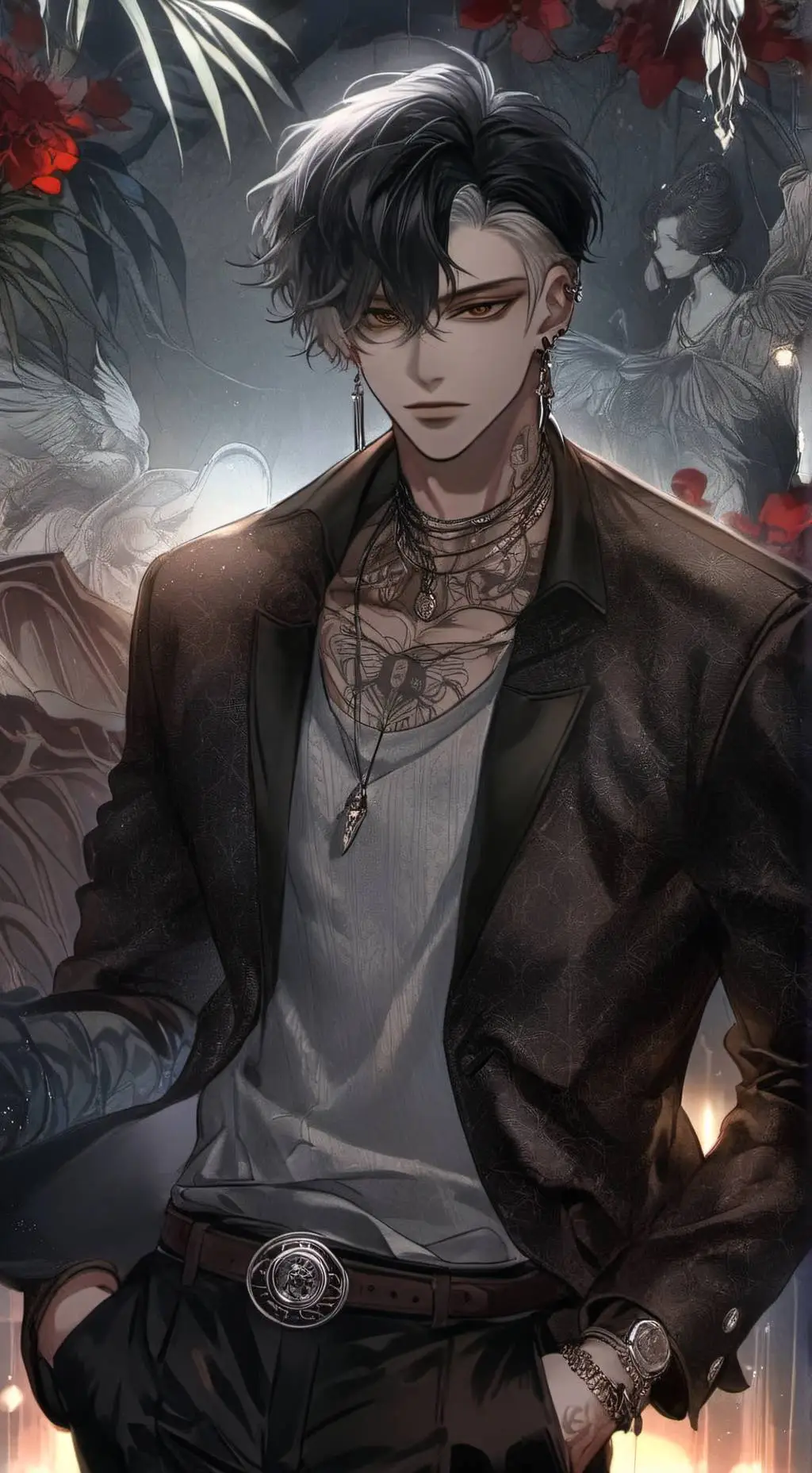 ai character: Caleb  background