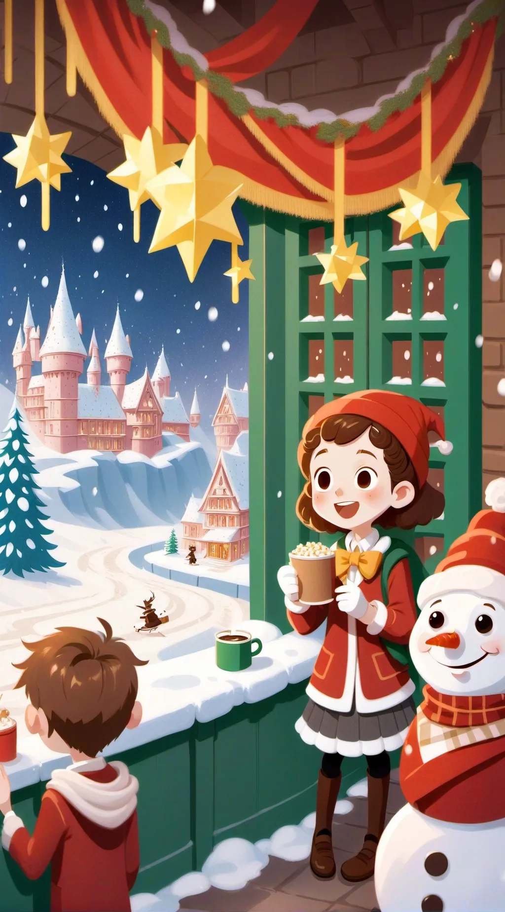 ai character: 🎅~|Xmas hp~|🧤 background