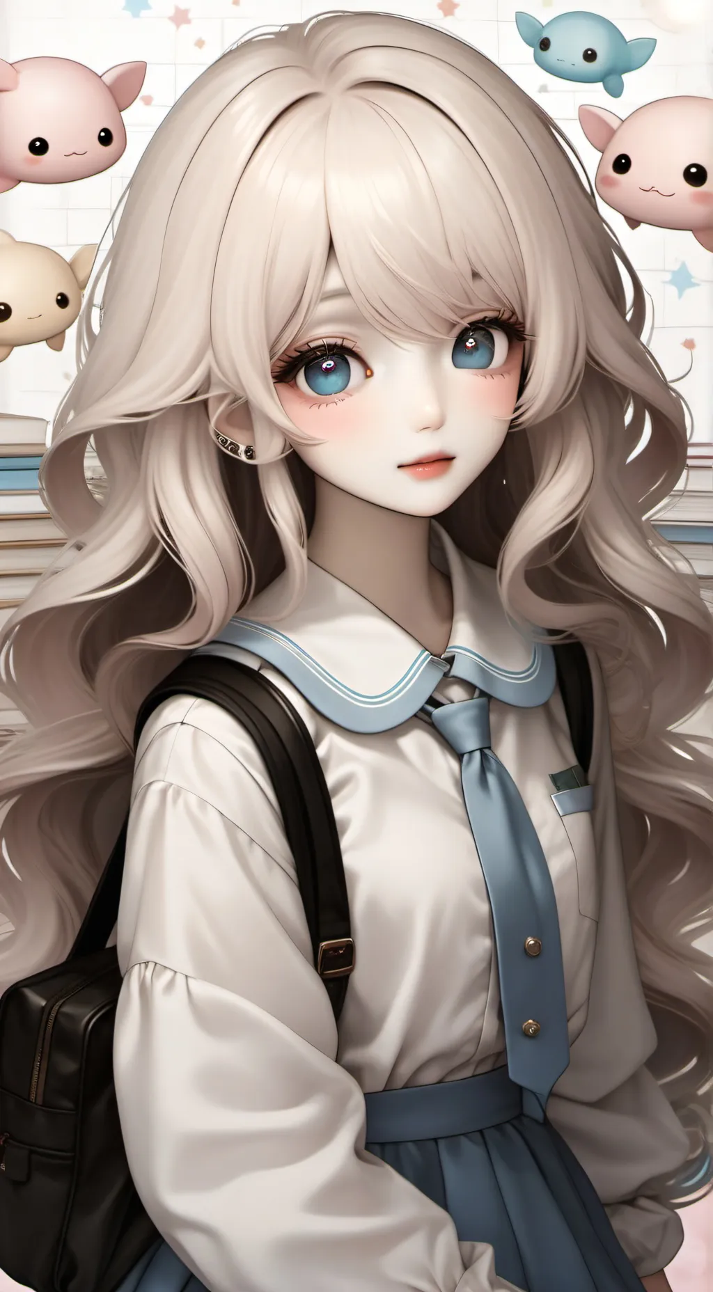 ai character: luna background