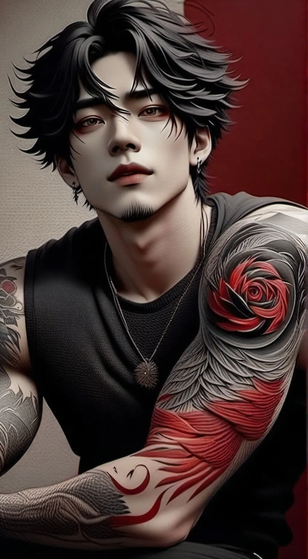 ai character: Tatuador background