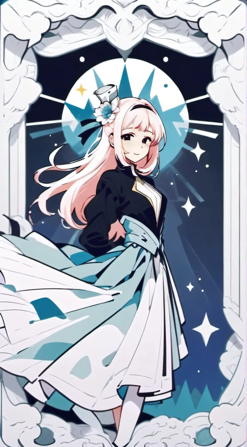 ai character: Melascula - Fé background