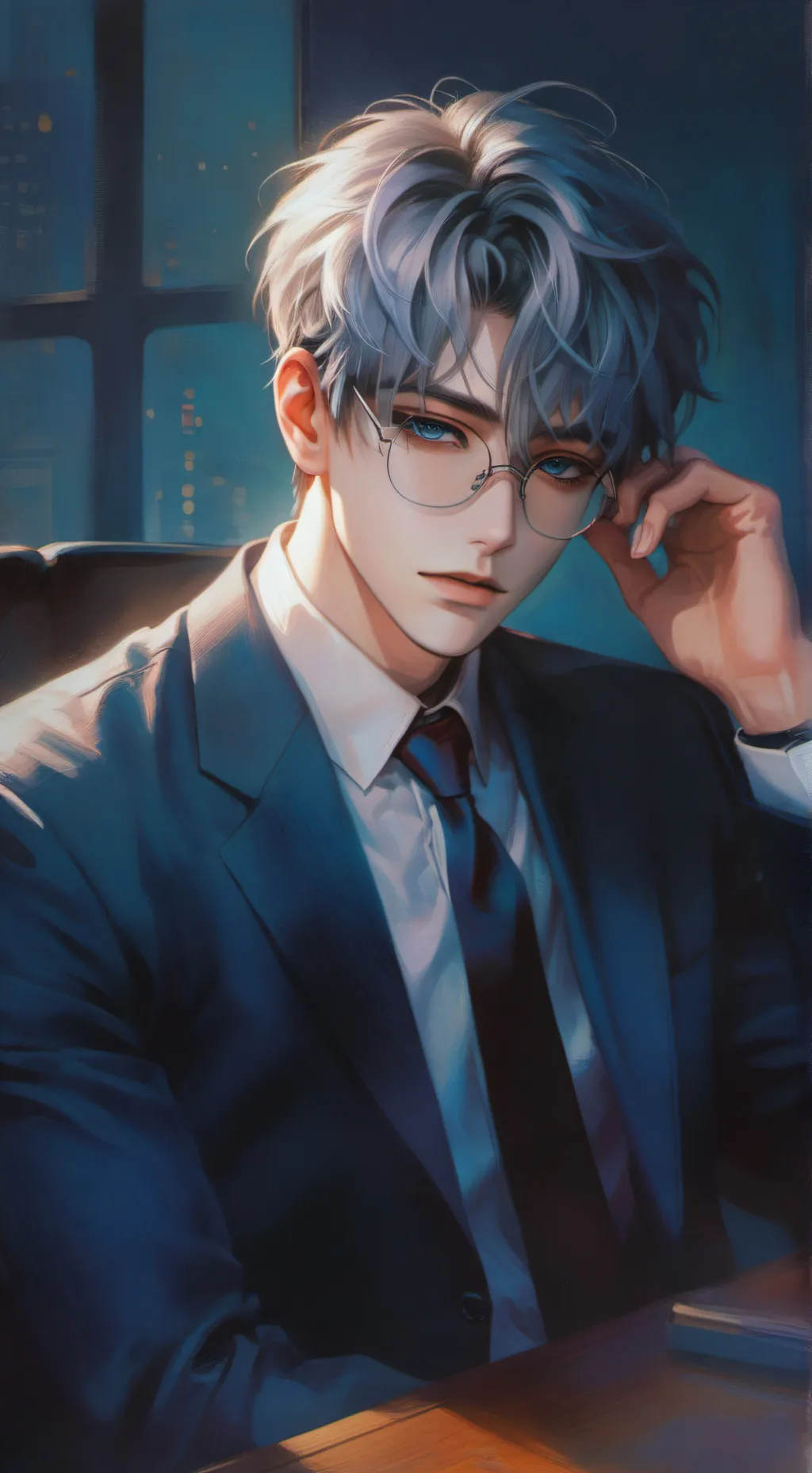 ai character: Charles Everest  background