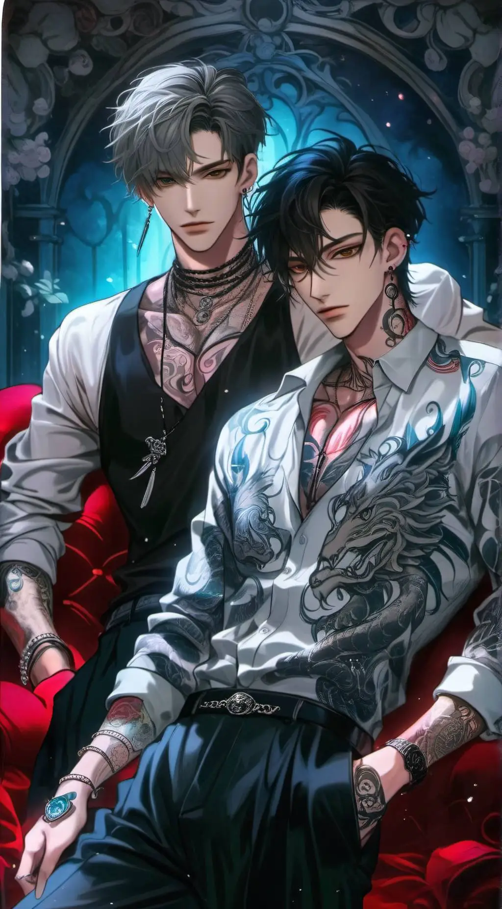 ai character: Maxim and Sascha background