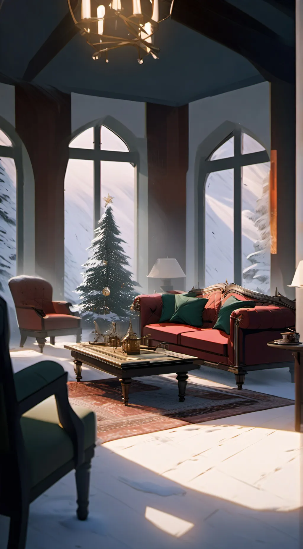 ai character: JJK CHRISTMAS 🎁 background