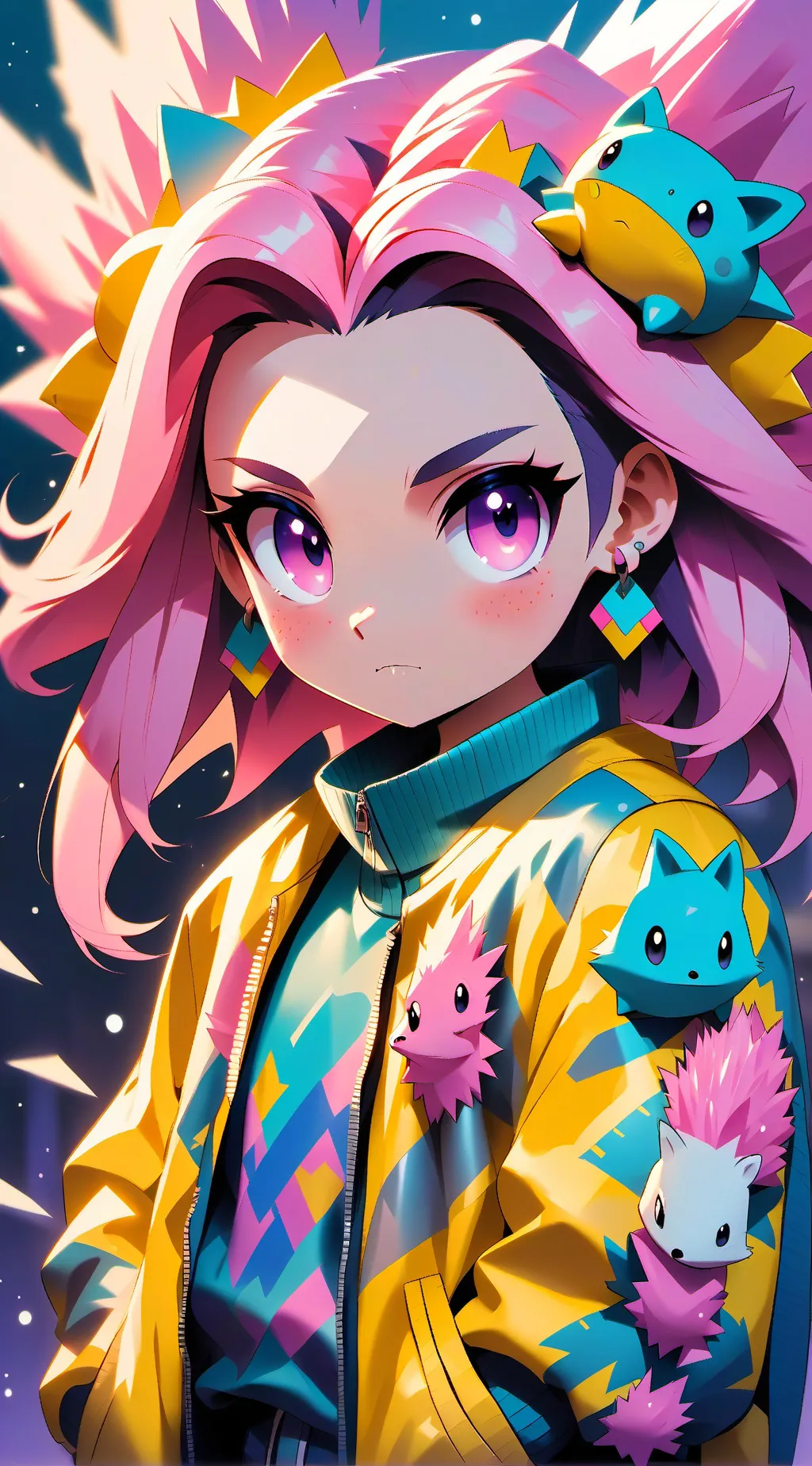 ai character: amy rose 😍😍 background