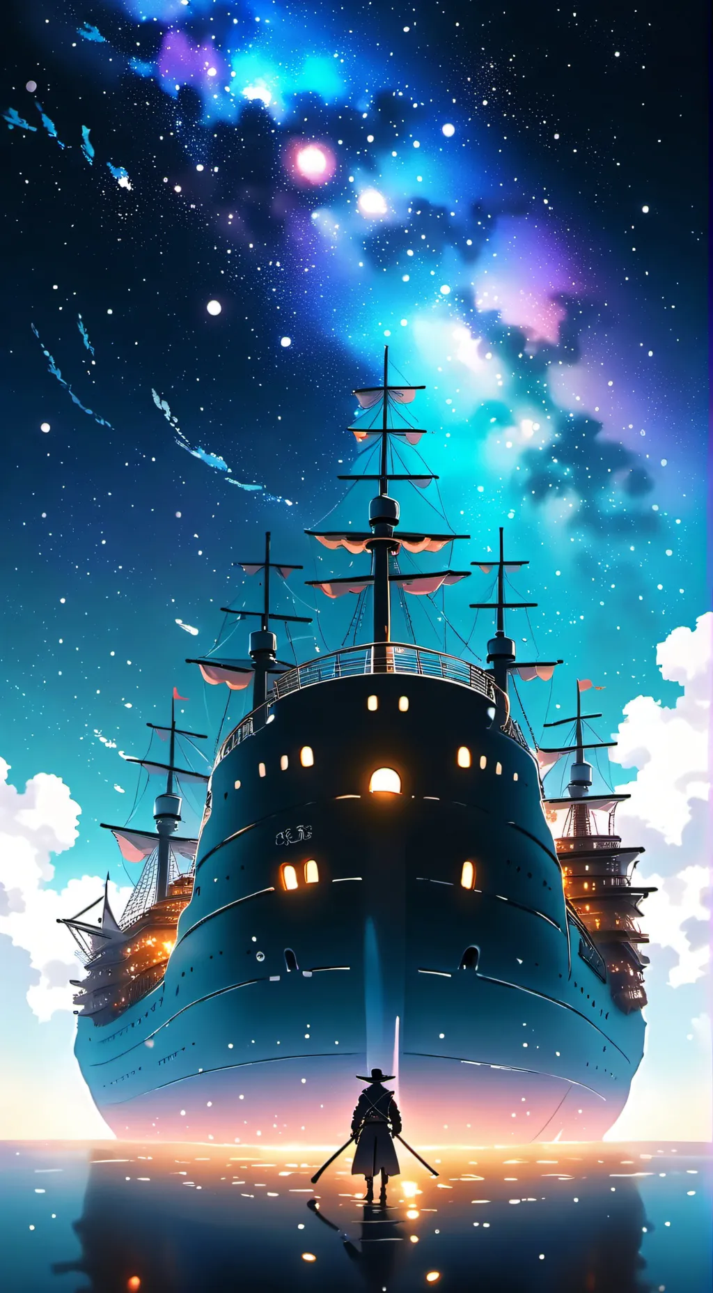 ai character: The straw hats background