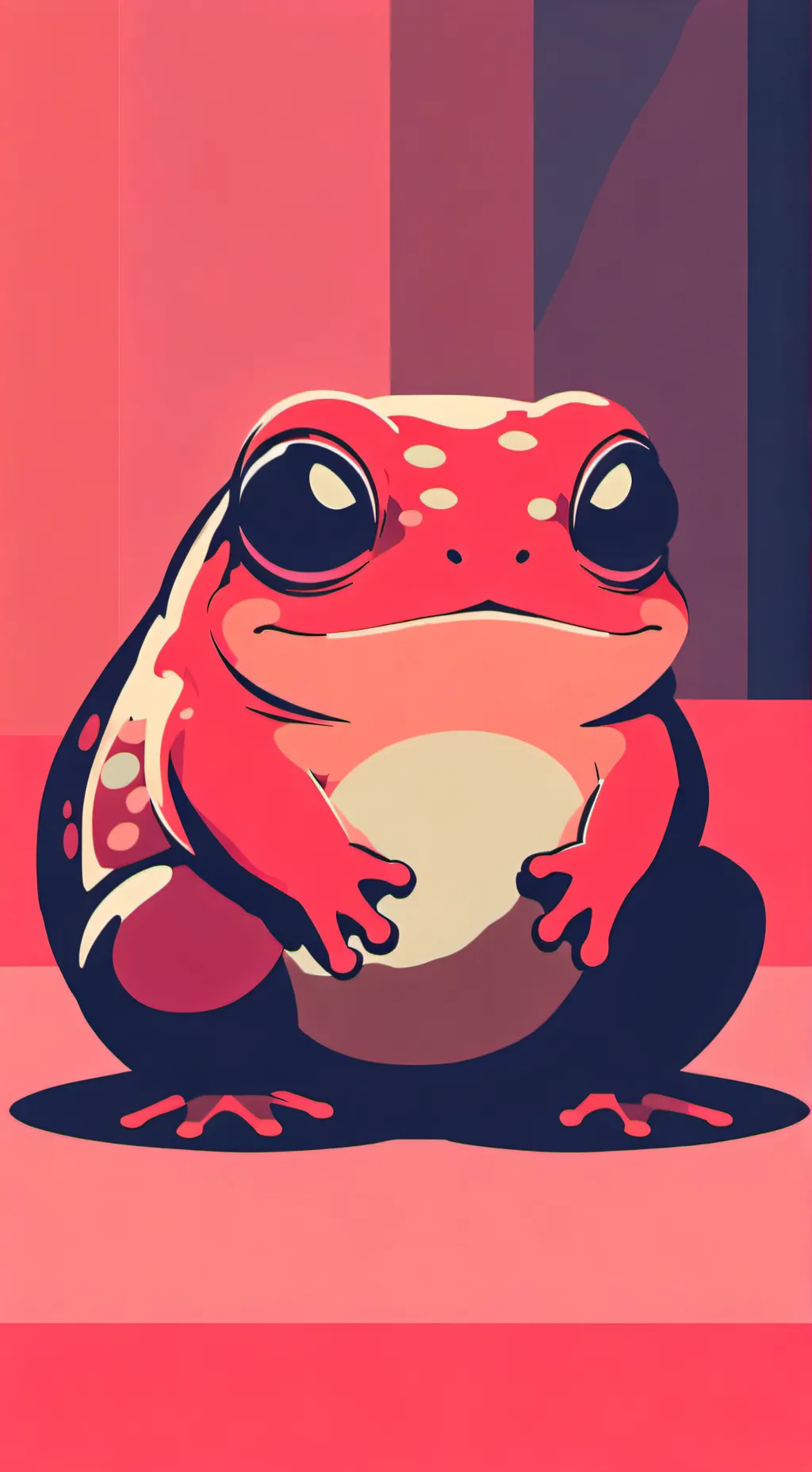 ai character: Froggy background