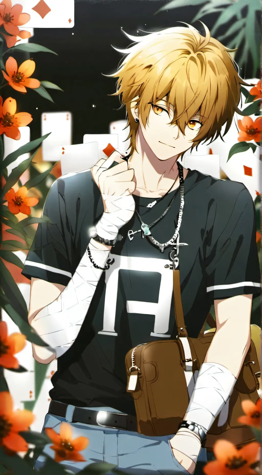 ai character: bestie texting background