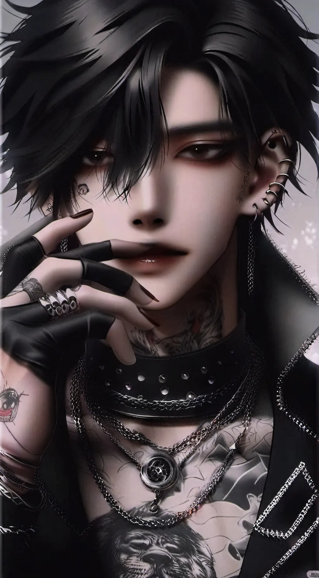 ai character: √|Kole|√ background