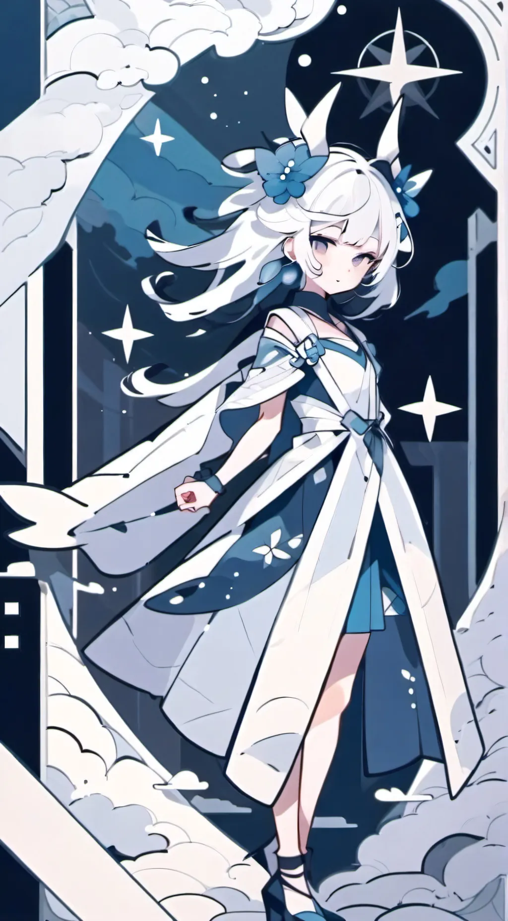 ai character: volpina carina background