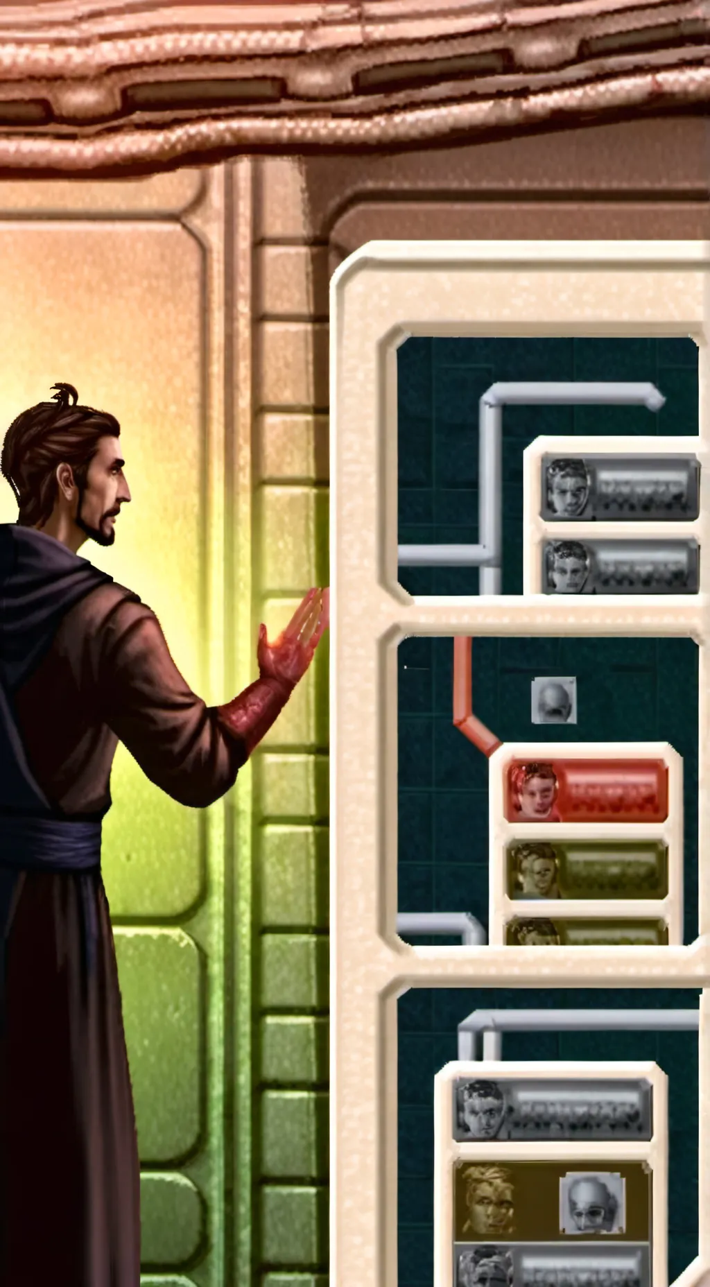 ai character: Among us background