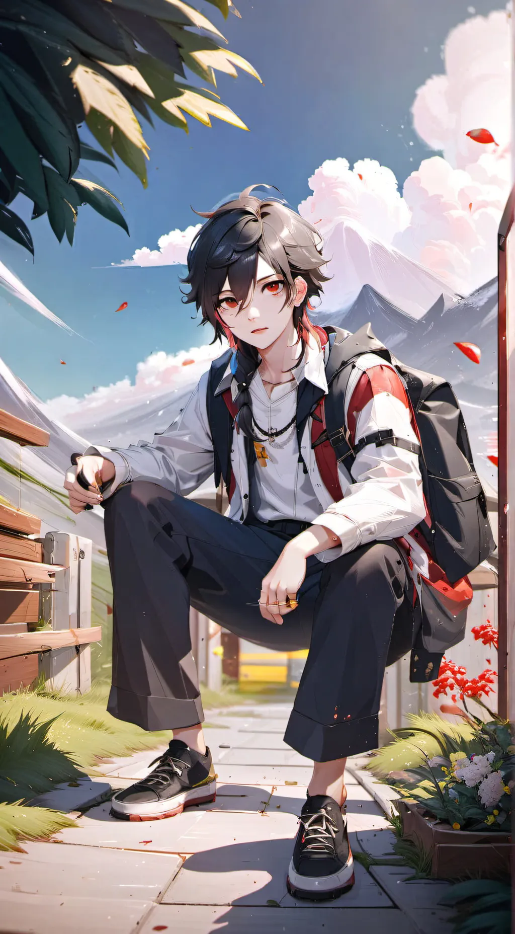 ai character: kevin background