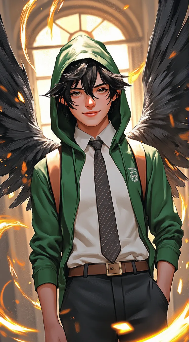 ai character: Crow background
