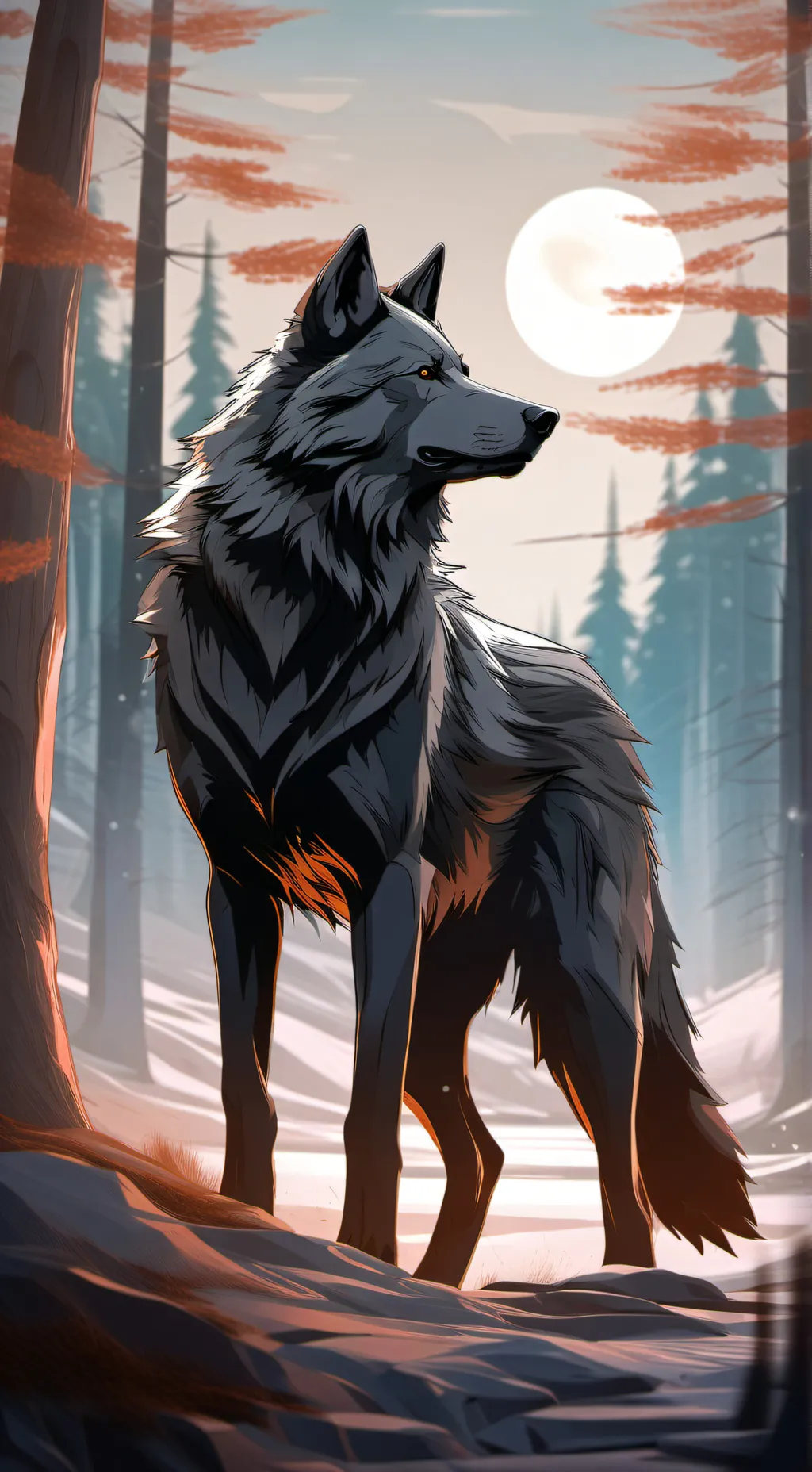 ai character: Shadow background