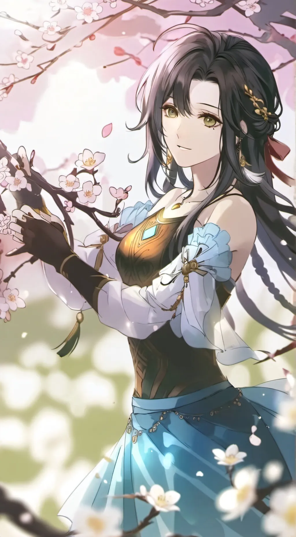 ai character: demon slayer  background