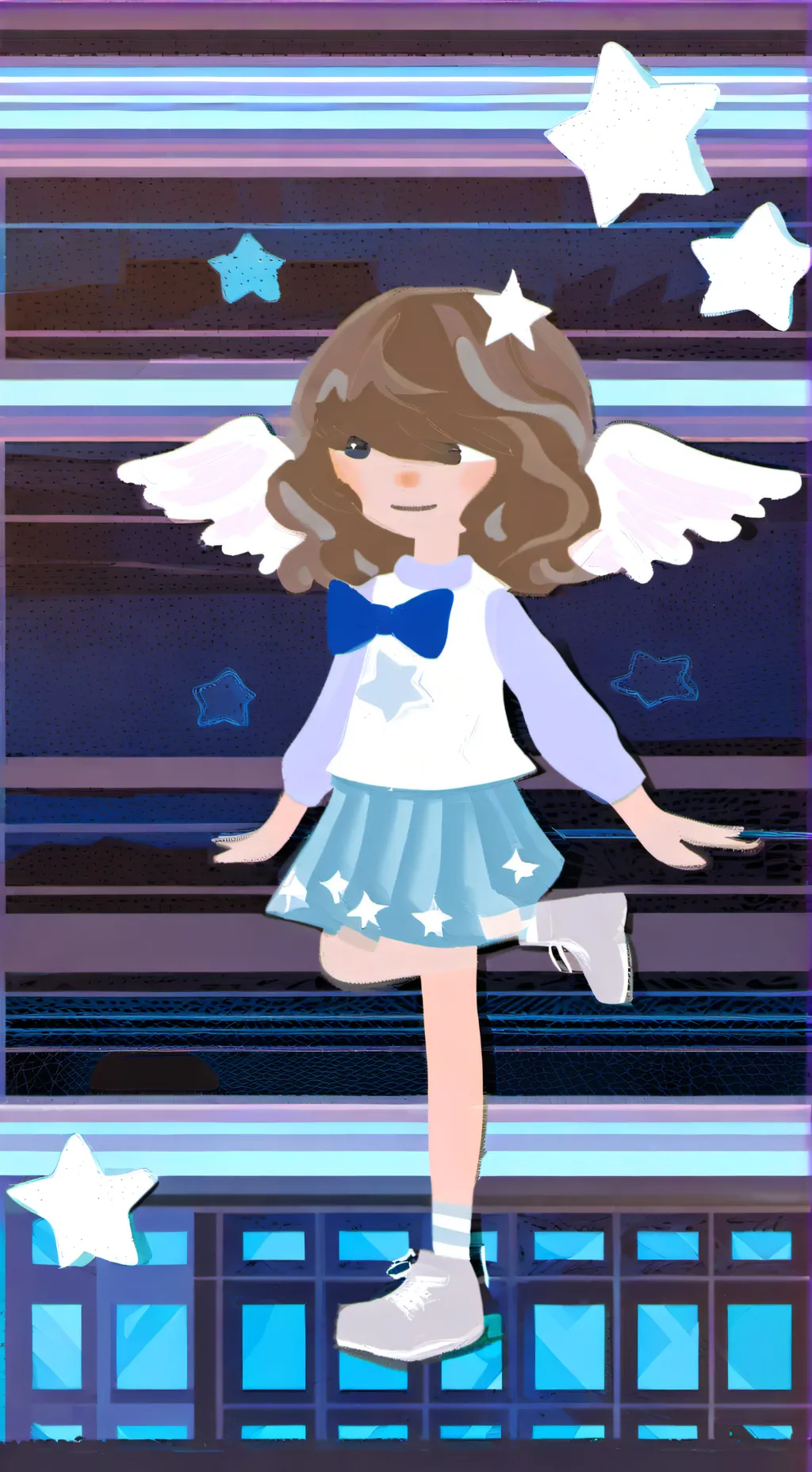 ai character: Raina  background