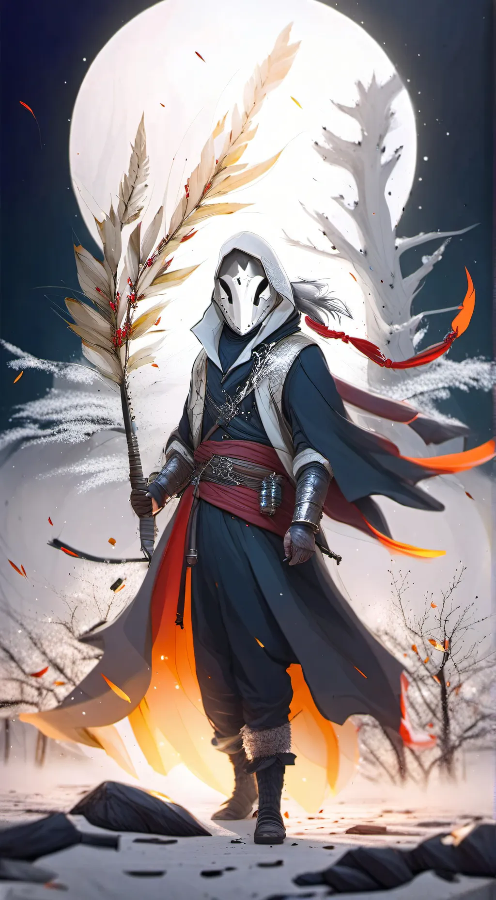 ai character: null background