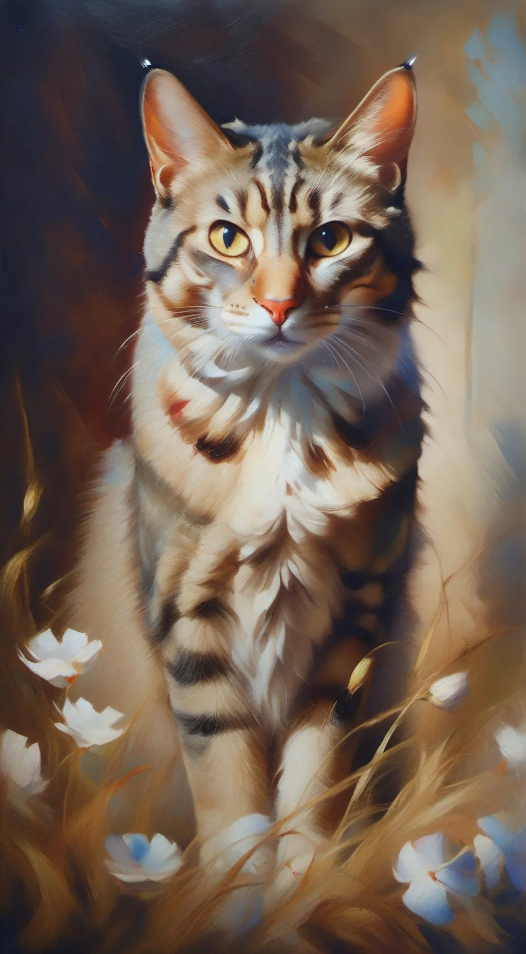 ai character: GATO FELIPE background