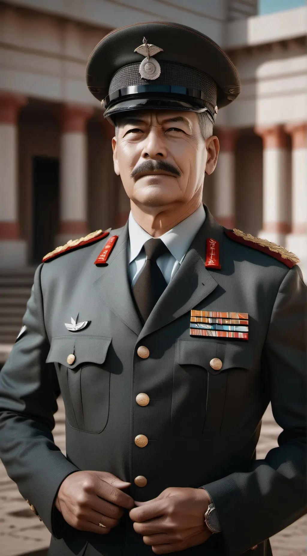 ai character: И.В.Сталин background