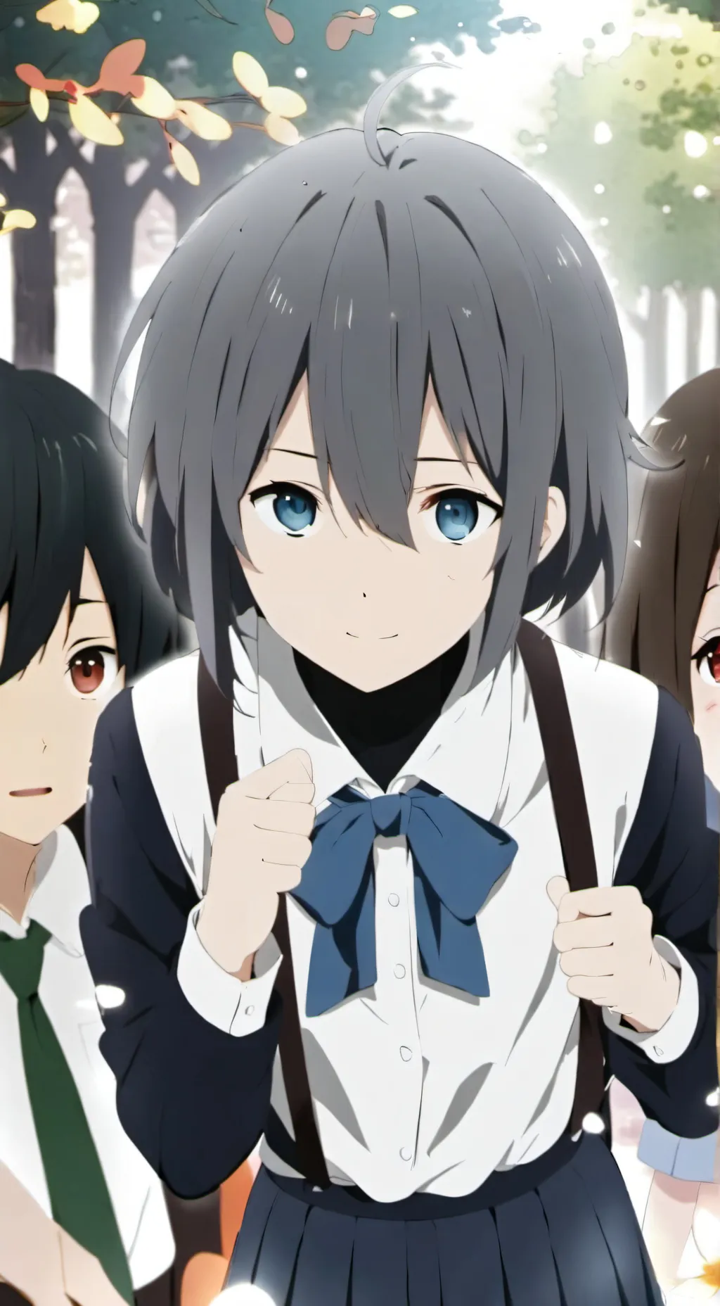 ai character: cassy,lia,mila background