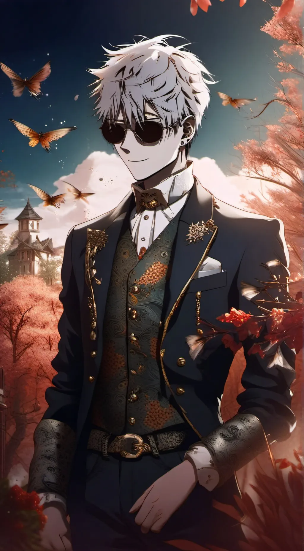 ai character: Gojo explaining background