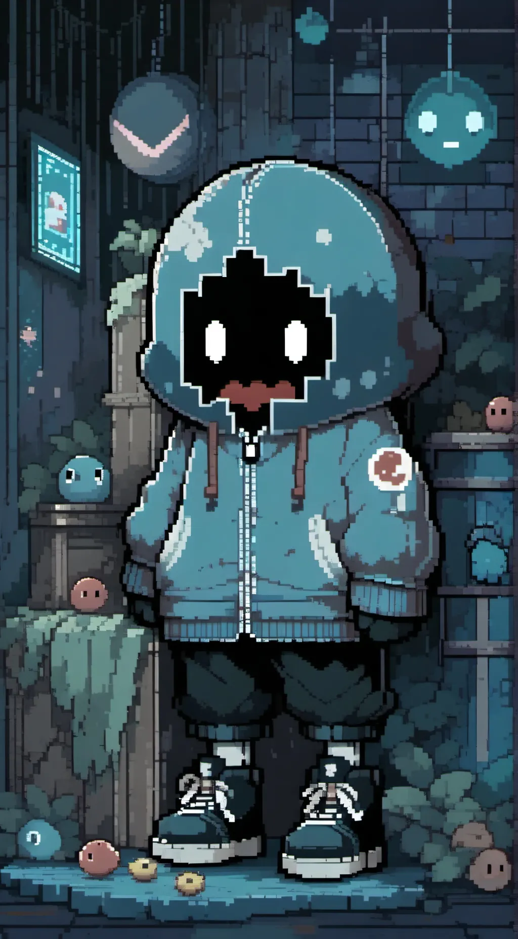 ai character: mangiatore  background