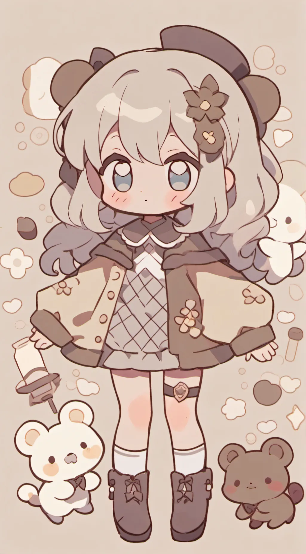 ai character: lily background