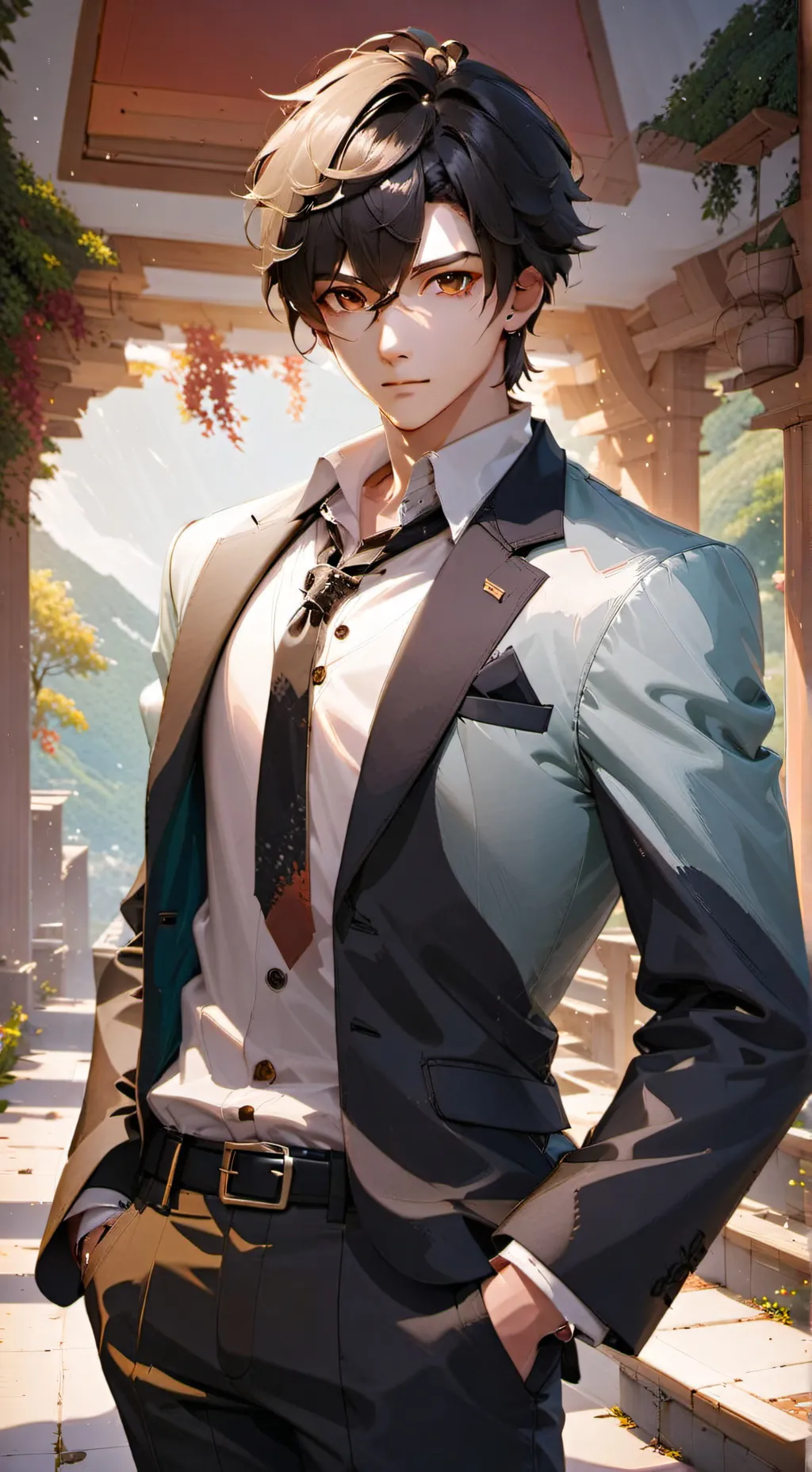 ai character: Oliver background