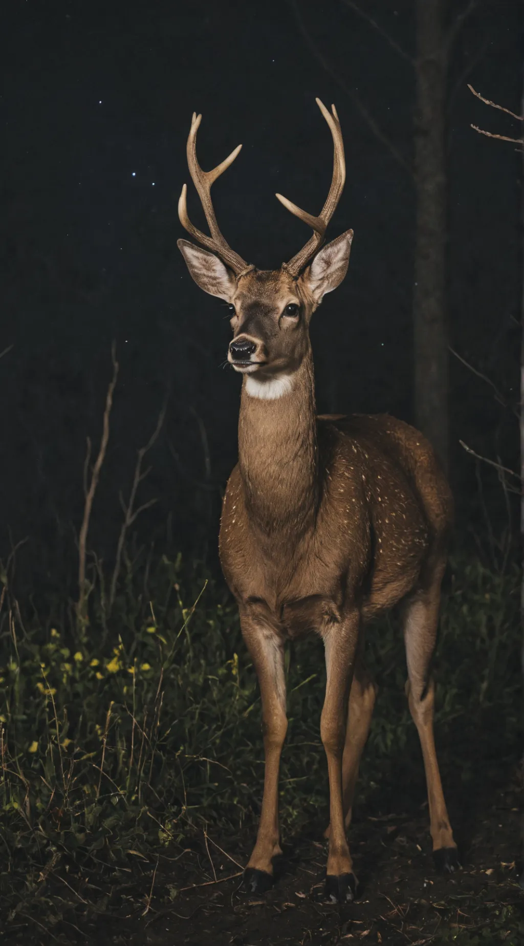 ai character: Angry deer background