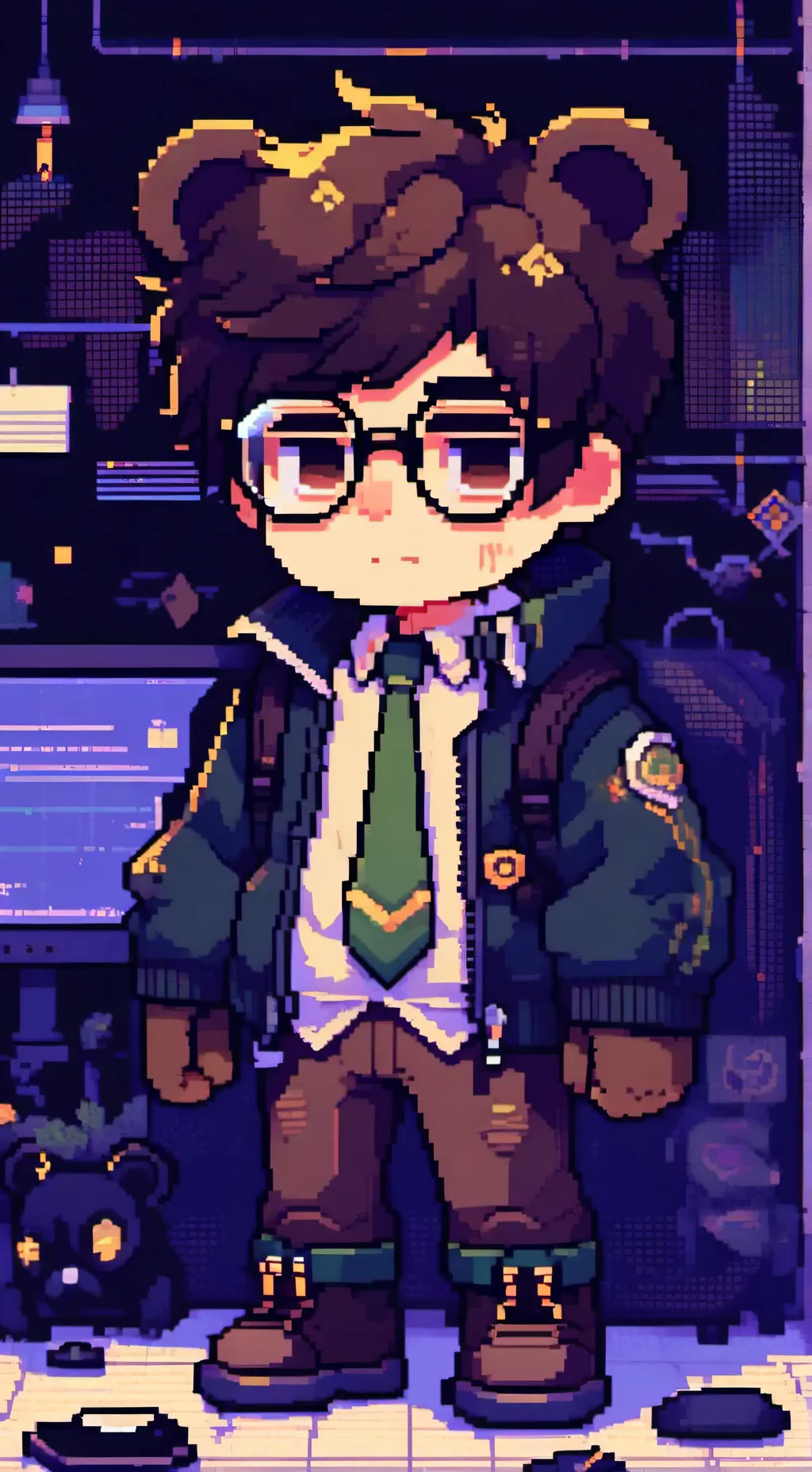 ai character: Ted background