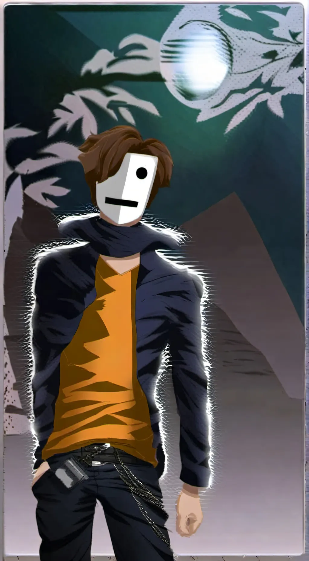 ai character: bacon boy background
