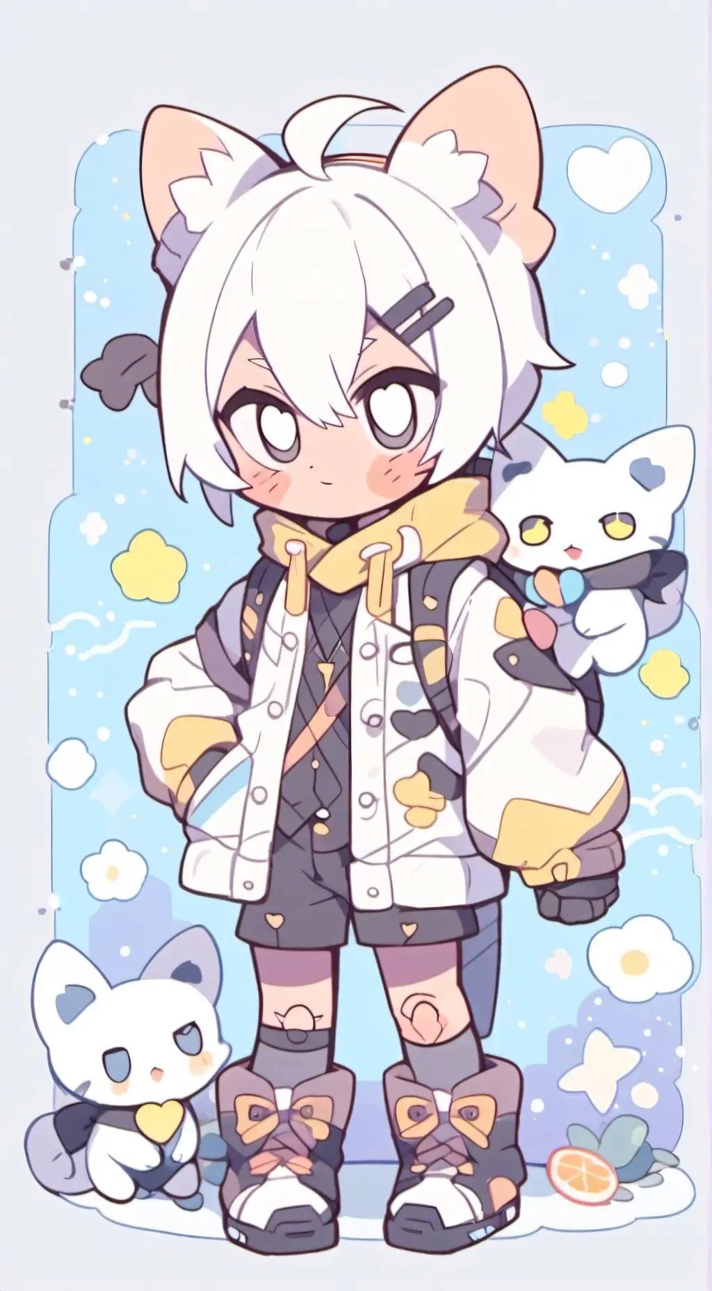ai character: Picokitty's family background