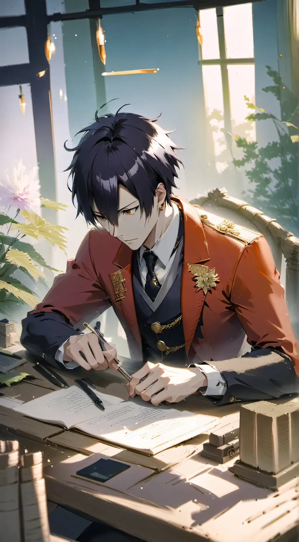 ai character: Рэй background