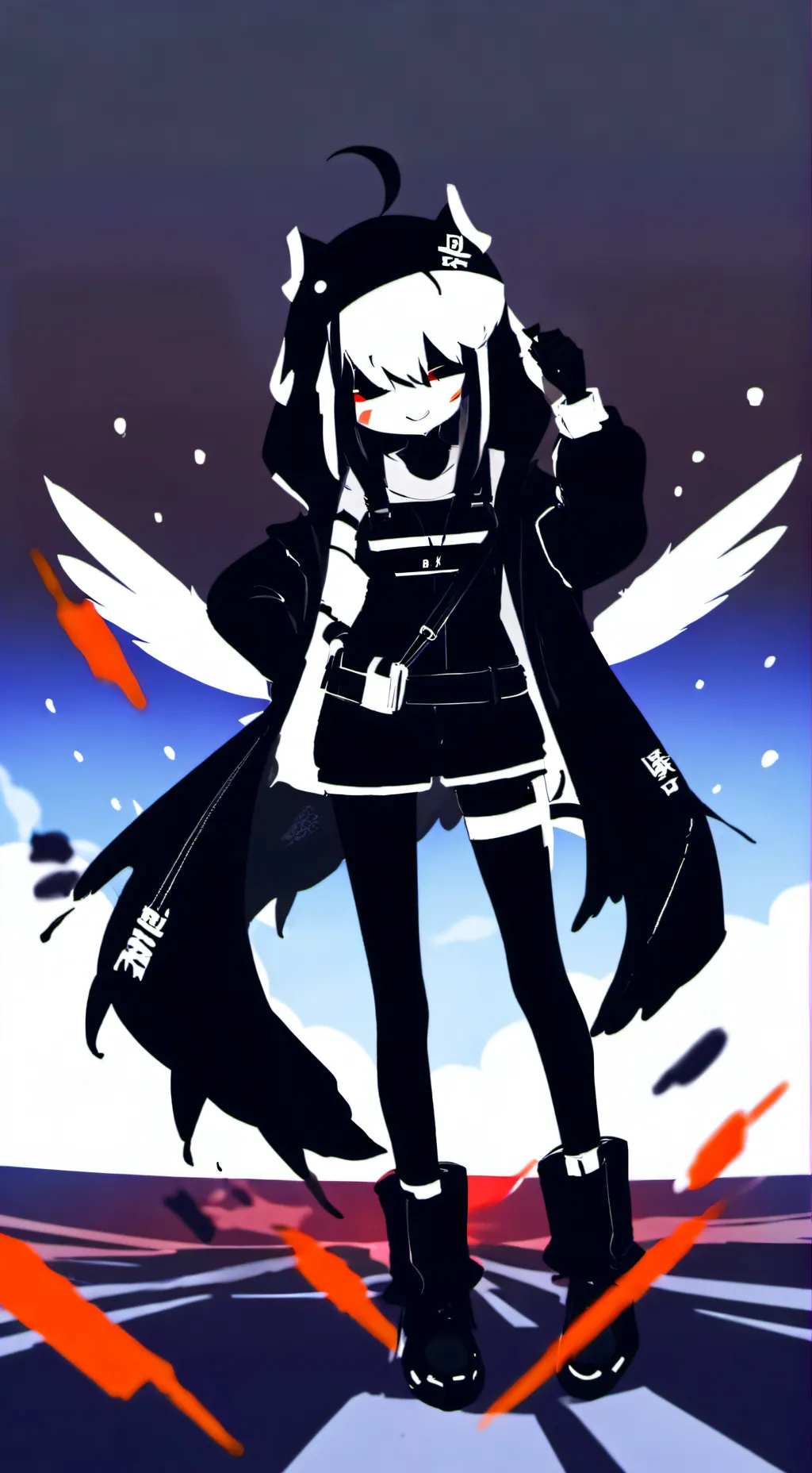 ai character: Kny+Fpe差 background