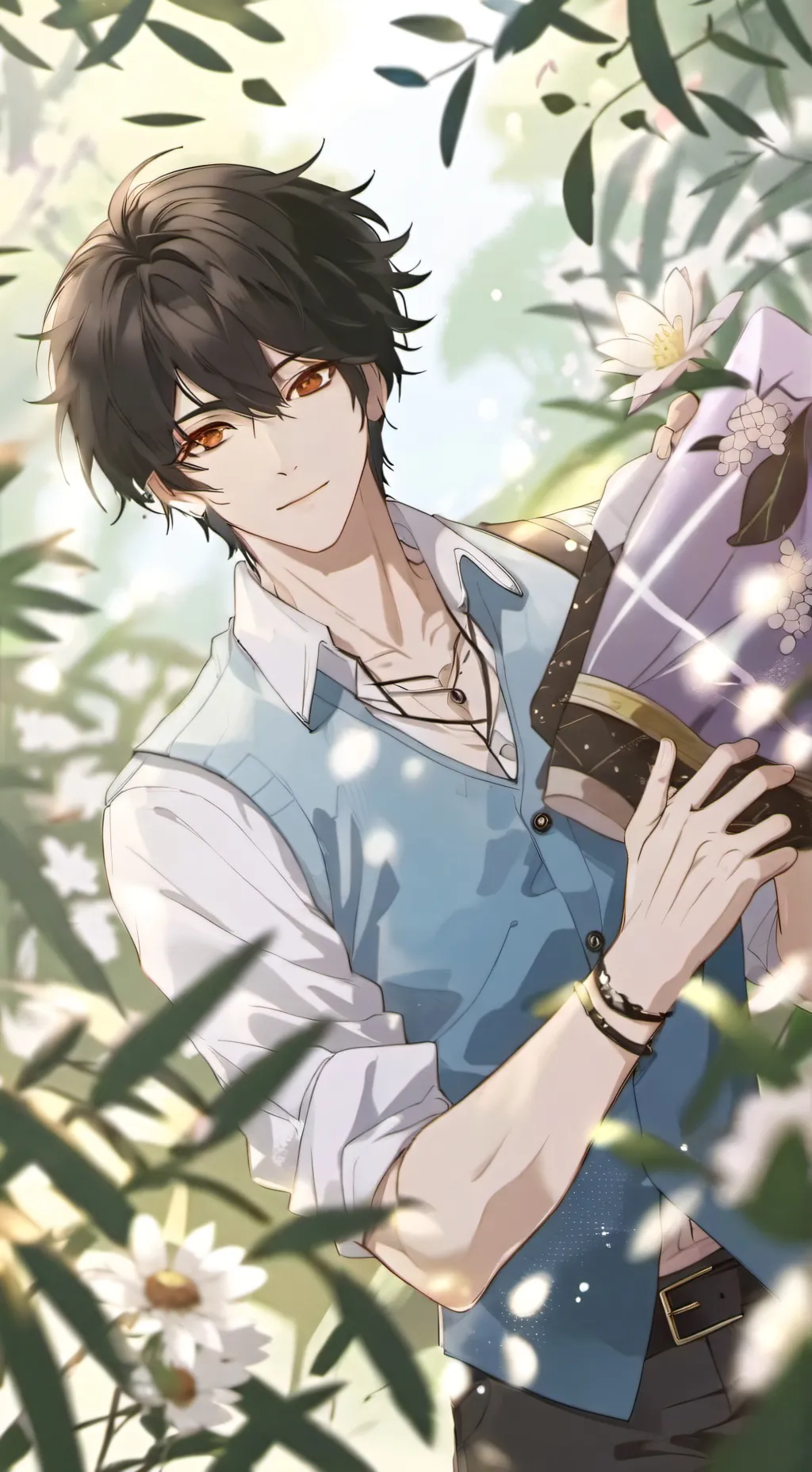 ai character: deku background