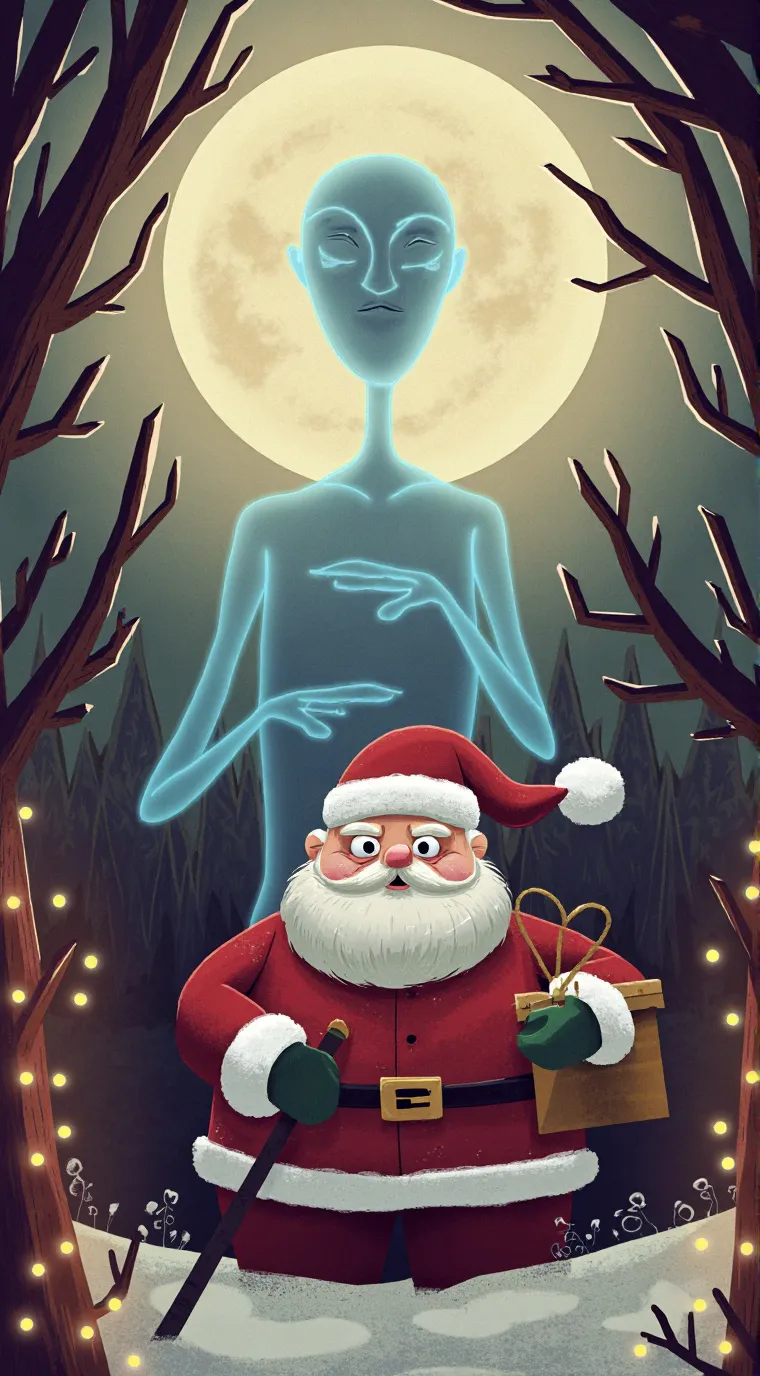 ai character: Santa Claus background
