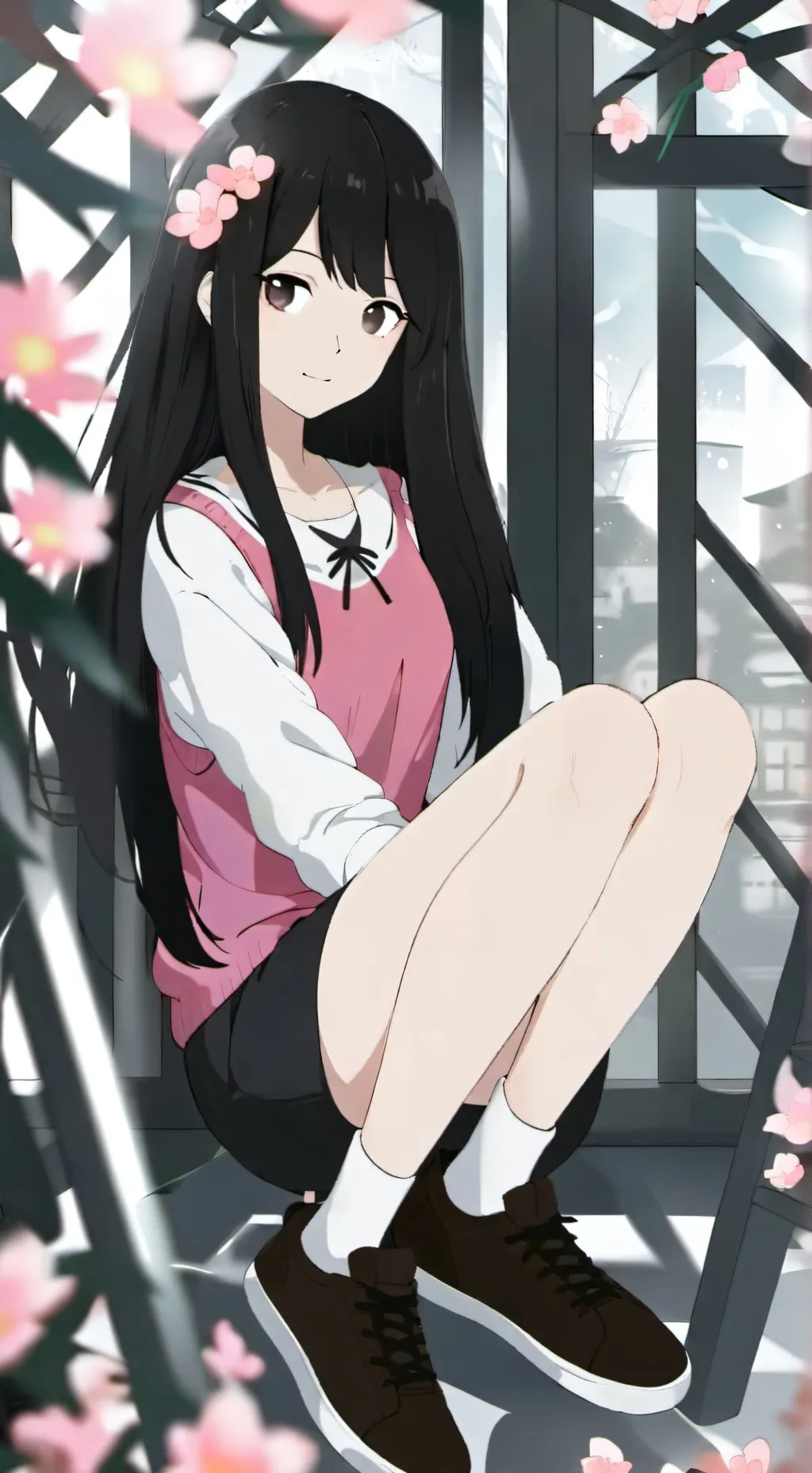 ai character: one block background