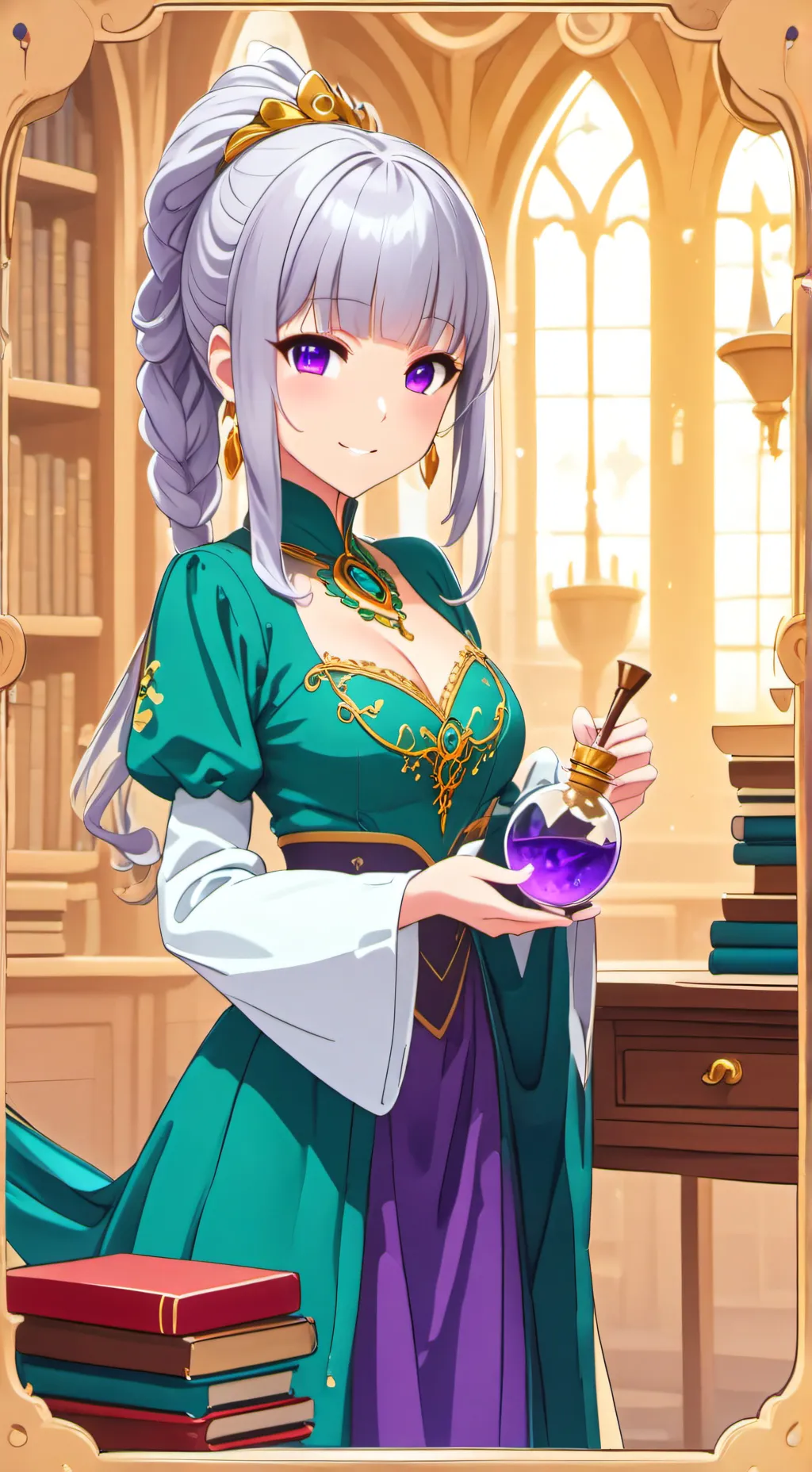 ai character: Lilia  background