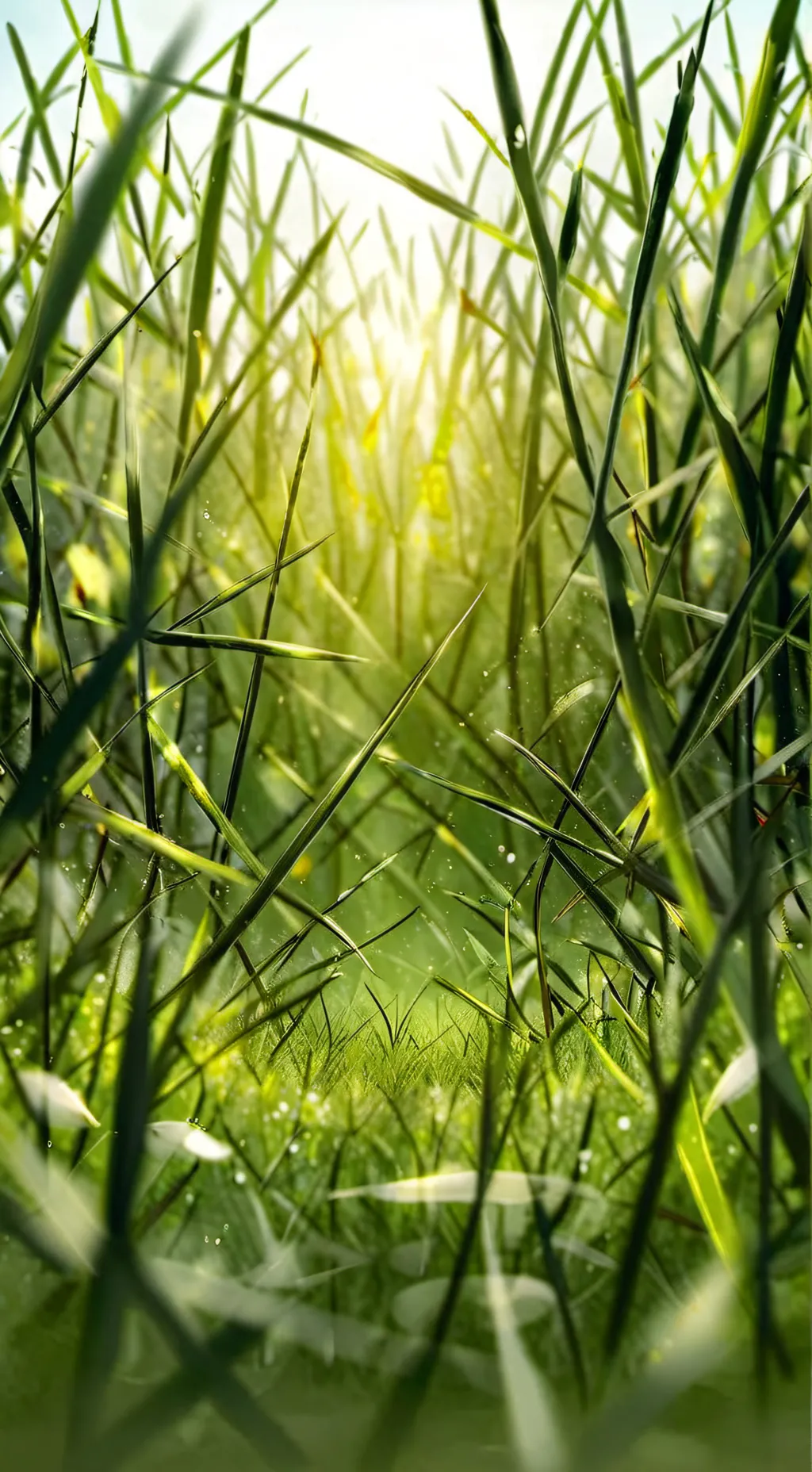ai character: Grass background