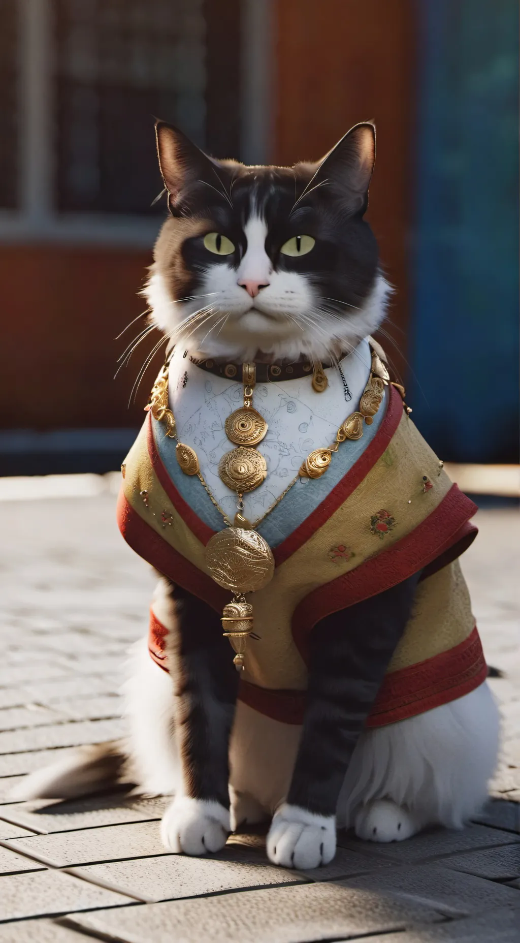 ai character: COOKIE, (MY CAT) background