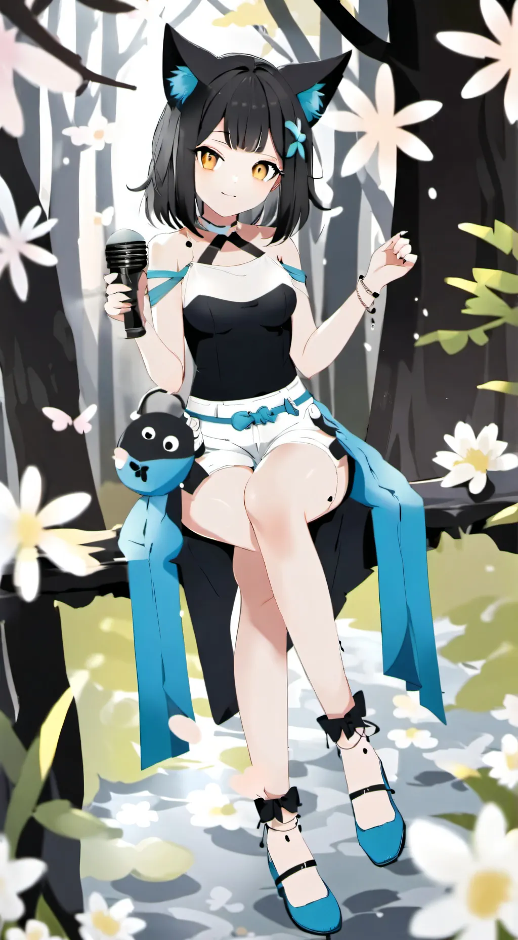 ai character: Amanda background