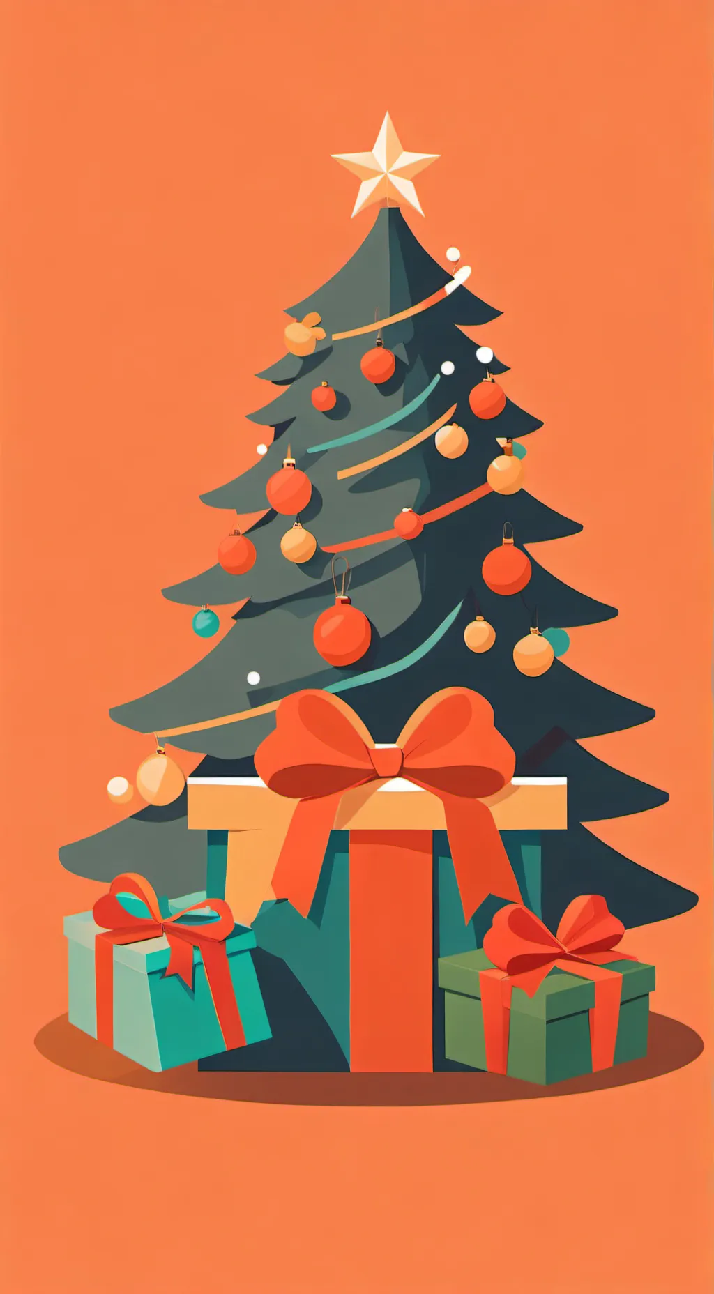 ai character: CH christmas background